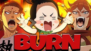 MAXED DUPE CHARMY FUEGOLEON amp MERELEONA IS BROKEN IN PVP NONSTOP BURNS  Black Clover Mobile [upl. by Bainbrudge]