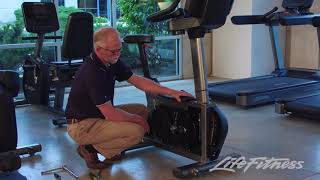 Life Fitness Integrity Upright Bike Service Video [upl. by Anail]