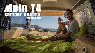 Mein  T4 Camper Ausbau Möbel Bett und Ende [upl. by Aymik]