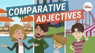 Comparative Adjectives in English Conversation  Comparing Vacations [upl. by Ylek190]