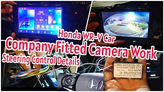 how to Honda WRV Car company fitted camera work Wrv car Steering Control wiring Details Wrvcar [upl. by Iruahs808]