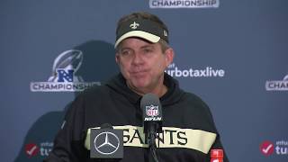 Sean Paytons Presser After NFC Championship quotThey Blew the Callquot [upl. by Mafalda]