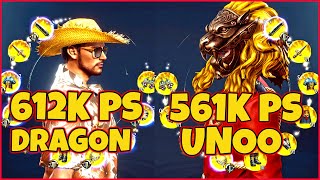 TOP1 WARRIOR DRAGON 612K PS VS TOP3 WARRIOR UNOO 561K PS  FAMOUS FAMILY VS HOF NAMBAWAN  MIR4 [upl. by Jarid]