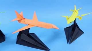 Paper Airplane Origami stand [upl. by Wasson164]