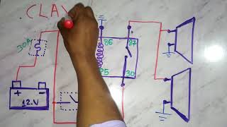 INSTALACIÓN DEL CLAXON O BOCINA DE AUTO [upl. by Marybeth]