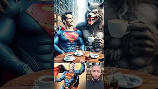 Superheroes and Werewolf as Best friends 💥 Avengers vs DC  avengers​ shorts​ marvel​ [upl. by Ailin]