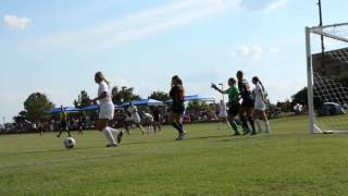 UT Tyler Womens Soccer Brittany Matthews Goal [upl. by Odericus]