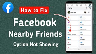 How To Fix Facebook Nearby Friends Option Not Showing 2024  Nearby Friends Facebook Not Working [upl. by Aikal]