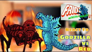 Fnf React To Monster Of Monsters PATHOS UPDATE  Godzilla NES Creepypasta FNFRedKiller [upl. by Eirlav]