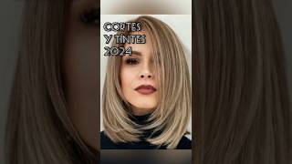 NUEVOS TIPS DE MODA EN CORTES Y TINTES DE CABELLO 2024fip fashion viral [upl. by Swinton]