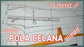 Tutorial pola celana panjang [upl. by Eserahs]