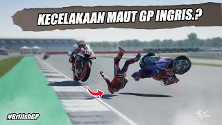 MOTOGP™️24❗MARTIN KETARKETIR HAMPIR MAMPUS💥DI HANTAM MOTOR MARINI❓😱BritishGP 🇬🇧 GP™️24 TV REPLAY [upl. by Akiem]