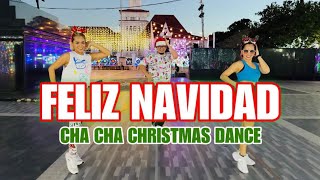 FELIZ NAVIDAD  Cha Cha Christmas Dance  Dj Sniper Remix l Dance workout l Zumba [upl. by Eirac]