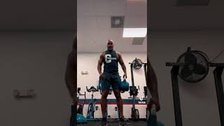 Kettle bell clean to rotational sqt w goblet sqt Fair use godfirst jesuslovesyou fitness [upl. by Penelope213]