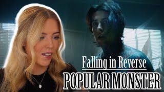 FIRST TIME REACTION TO FALLING IN REVERSE  POPULAR MONSTER 👹Iquotm OBSESSED 😱 [upl. by Timmi655]