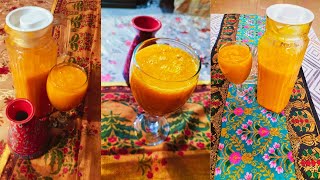 গরমে প্রাণ জুড়ানো ম্যাংগো ফ্রুটিকাYummy Mango Frutika JuiceMuharram Special Mango Frooto Juice [upl. by Obnukotalo]