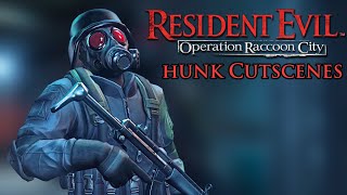 Hunk All Cutscenes  Resident Evil Operation Raccoon City [upl. by Baxter]