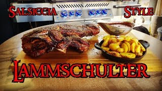 📷 Lammschulter  Salsiccia Style an Rotweinsauce  Grill amp Chill  BBQ amp Lifestyle [upl. by Odnomra]