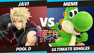 RETA 2022  Javi Cloud Roy Wolf Vs Meme Yoshi Lucina SSBU Ultimate Tournament [upl. by Stephanus]