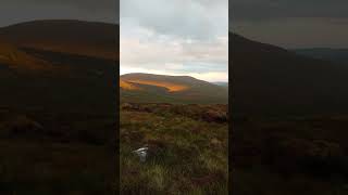 Vale of Glendalough Sunset wildcamping hiking glendalough sunset mountains nature [upl. by Etaner]