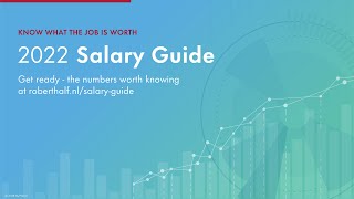 Meet the 2022 Salary Guide from Robert Half Numbers Worth Knowing [upl. by Arretal569]