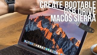 Create bootable USB macOS Sierra  OS X 1012  Macbook Pro Mac Mini  Pro iMac  Hackintosh [upl. by Yuk]