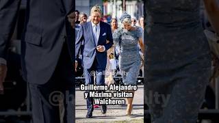 Los Reyes de Holanda visitan Walcheren kingwillemalexander queenmaxima netherlands [upl. by Kirkwood952]