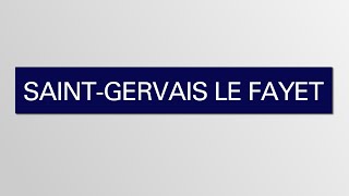 Annonce SNCF Terminus StGervais [upl. by Camila]