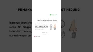 Pemakaian obat semprot hidung safahhhealth sinusitis cucihidung [upl. by Nehcterg]