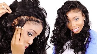 Flip Over METHOD NO PARTING  Sew In Secrets 1  Wondess Hair [upl. by Kina]