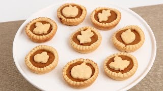 Mini Pumpkin Pies Recipe  Laura Vitale  Laura in the Kitchen Episode 844 [upl. by Nett400]