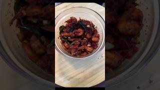 Easy prawn roastchemmeen fryyoutubeshorts [upl. by Fretwell177]