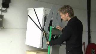 Wasmachine tillen met Tiller®hefmobiel mobiel handling apparaat [upl. by Grishilde]