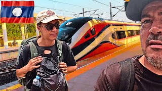 Overpaying For Train Tickets In Laos 🇱🇦 [upl. by Fenner]