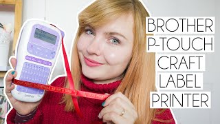 AD  DIY Brother PT Craft Label Printer UnBoxing amp Craft Ideas [upl. by Eeleimaj326]