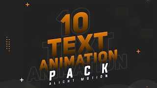 Top 10 Text Effect • Alight Motion Lyrics Text Animation • Free XML And Preset Free Download [upl. by Atelokin]