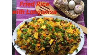 Fried Rice with Longanisa [upl. by Rolyab464]