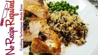 How to Stuff Chicken Breasts  NoRecipeRequiredcom [upl. by Fry]