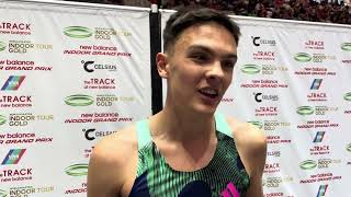 Hobbs Kessler Runs 33366 1500m To Win NB Indoor Grand Prix [upl. by Uchida]