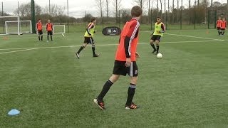 How to play like Spain  Fast combinations  Part Two  Soccer passing drill [upl. by Mayrim]