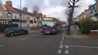 Stagecoach East Midlands 21228 in Grimsby new Interconnect livery 8324 [upl. by Aldrich]