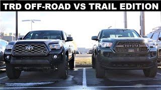 2022 Toyota Tacoma Trail Edition Vs 2022 Toyota Tacoma TRD OffRoad Whats The Difference [upl. by Narruc92]