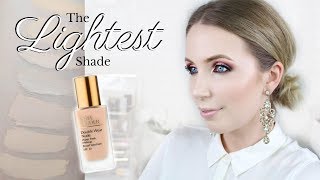 Estēe Lauder Double Wear Nude Foundation 1N0 Porcelain  Review Swatches Demo 12Hr Wear Test [upl. by Grimaud393]