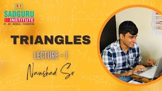 CLASS 10  GSEB  CBSE  TRIANGLES  LECTURE  1 [upl. by Nomzed]