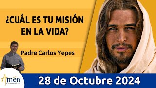 Evangelio De Hoy Lunes 28 Octubre 2024 PadreCarlosYepes l San Lucas 61219 [upl. by Arualana]