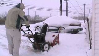 Mastercraft snowblower with Impeller kit installed [upl. by Nicolais]