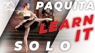 PAQUITA ballet solo  LEARN IT at home with Maria Khoreva [upl. by Evadnee]