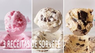 3 RECEITAS DE SORVETE CASEIRO DE GELATINA  ESPECIAL DOCE DE LEITE COM OREO [upl. by Neih]