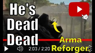 ☠️Hes Dead Dead Arma Reforger Elan Arma life [upl. by Ayalat]