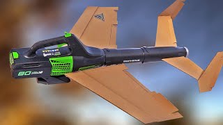 FLYING Leaf Blower RC airplane Mk2 [upl. by Yrem]